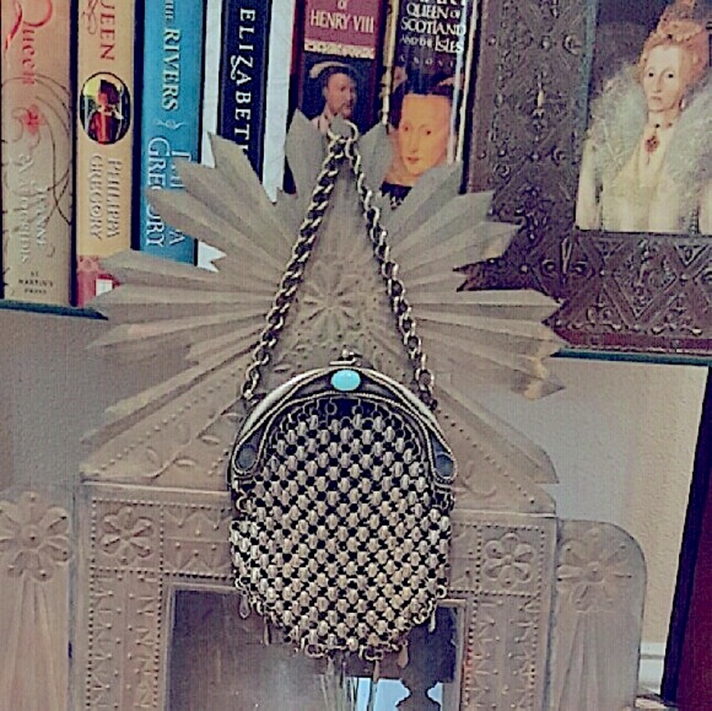 RENAISSANCE ERA, ANTIQUE CHATELAINE PURSE - Picture 2 of 5